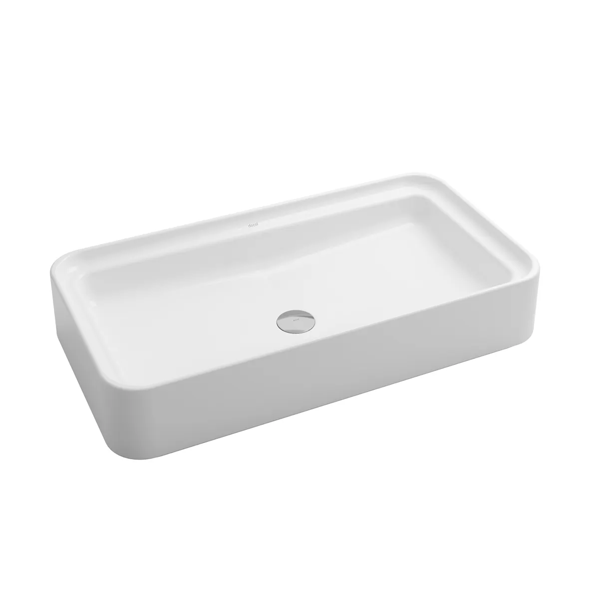 Cuba Apoio Retangular Frame 75x40cm Branco Docol